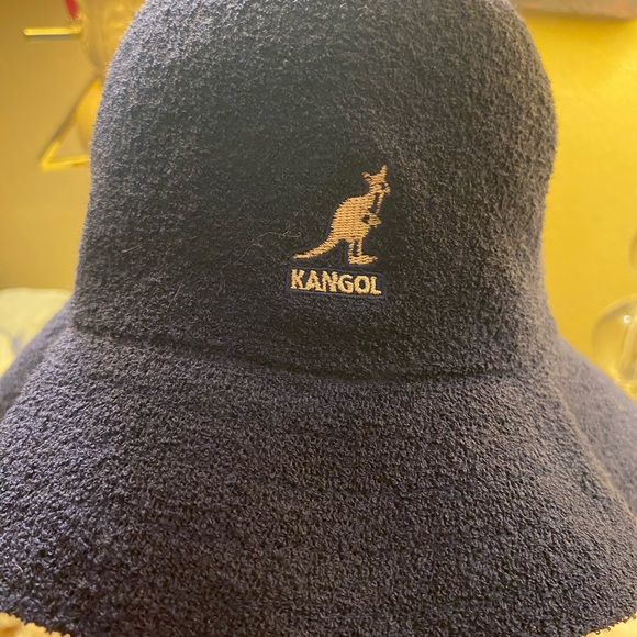 Kangol Kids Dark Blue Bucket Hat - Picture 1 of 9